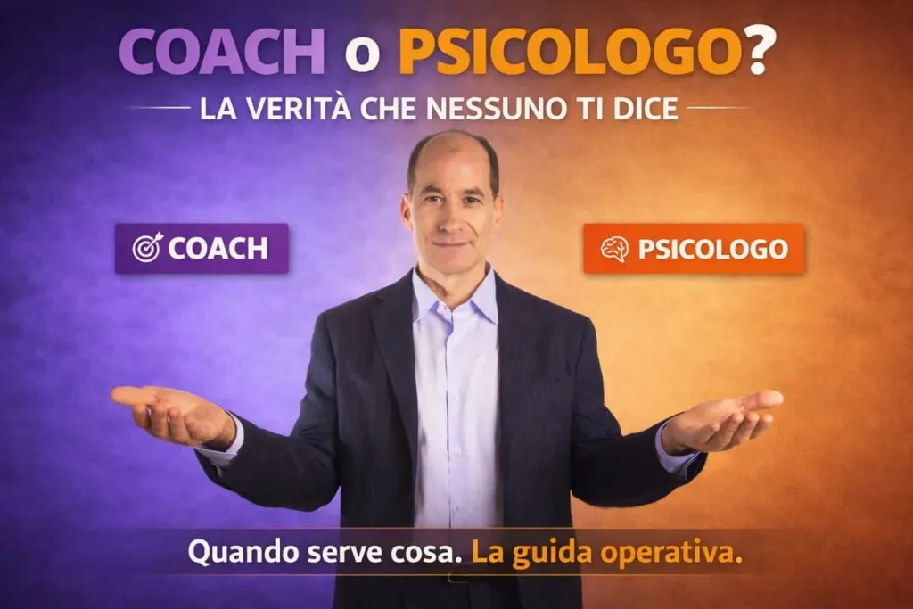 Coach o psicologo quando serve per imprenditori sotto pressione