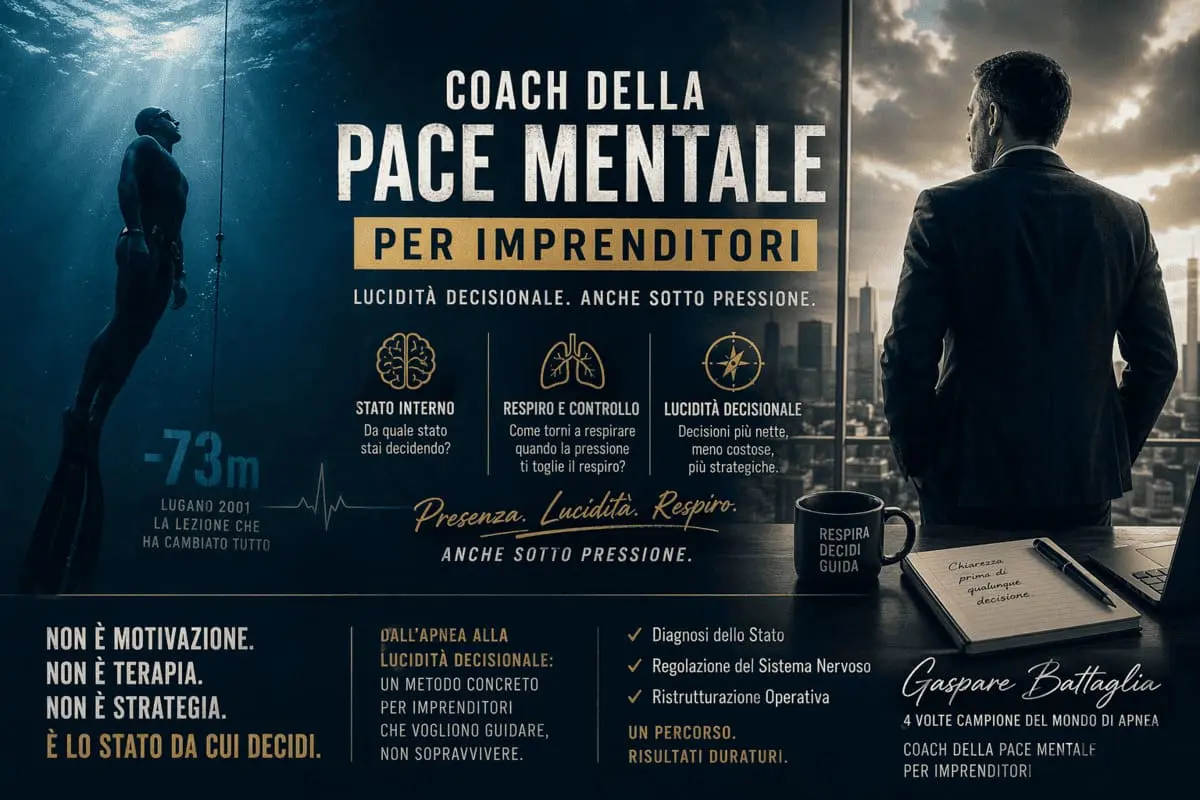 Coach della Pace Mentale per Imprenditori: La Guida alla Lucidità Decisionale (Oltre il Business Coaching)