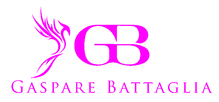 Logo Gaspare Battaglia: fenice e monogramma GB